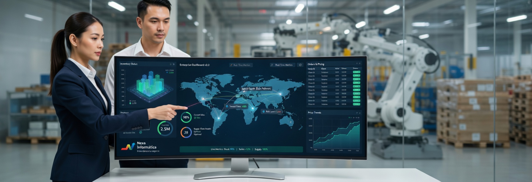 Operación logística y de stock conectada con herramientas de gestión