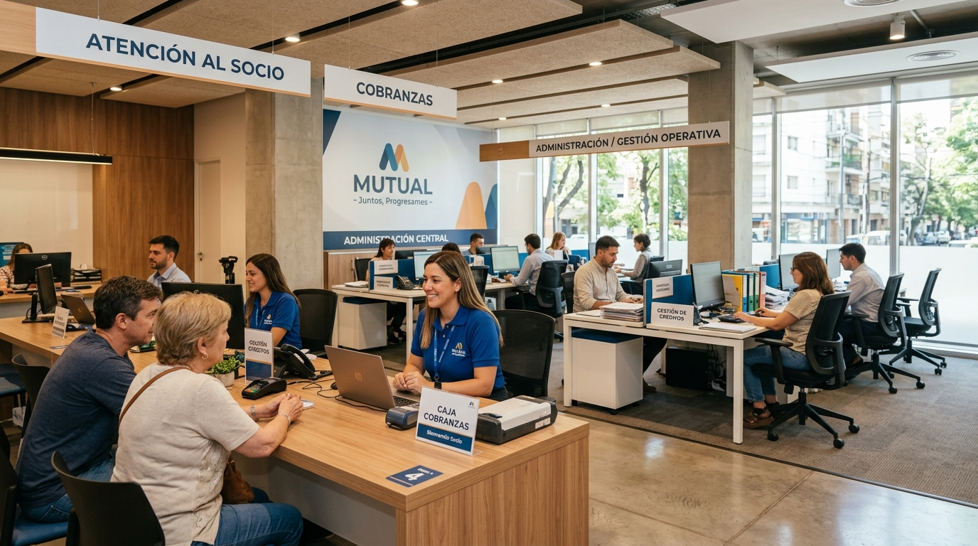 Operación integral de una mutual con atención, cobranza y gestión conectadas